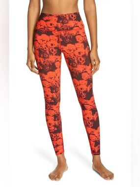 Alo Yoga Roses High Waist Leggings Floral Print XXS